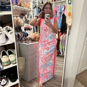 Lilly Pulitzer Size 2 (runs big) Sadie Maxi Romper